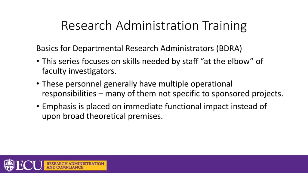 research administration training 1