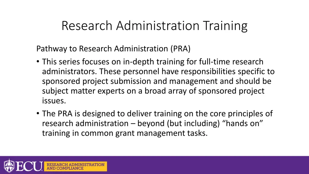 research administration training 3