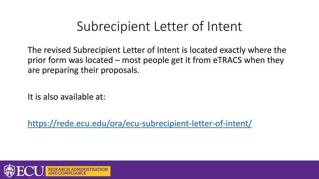 subrecipient letter of intent 1