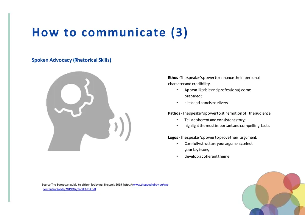 how to communicate 3