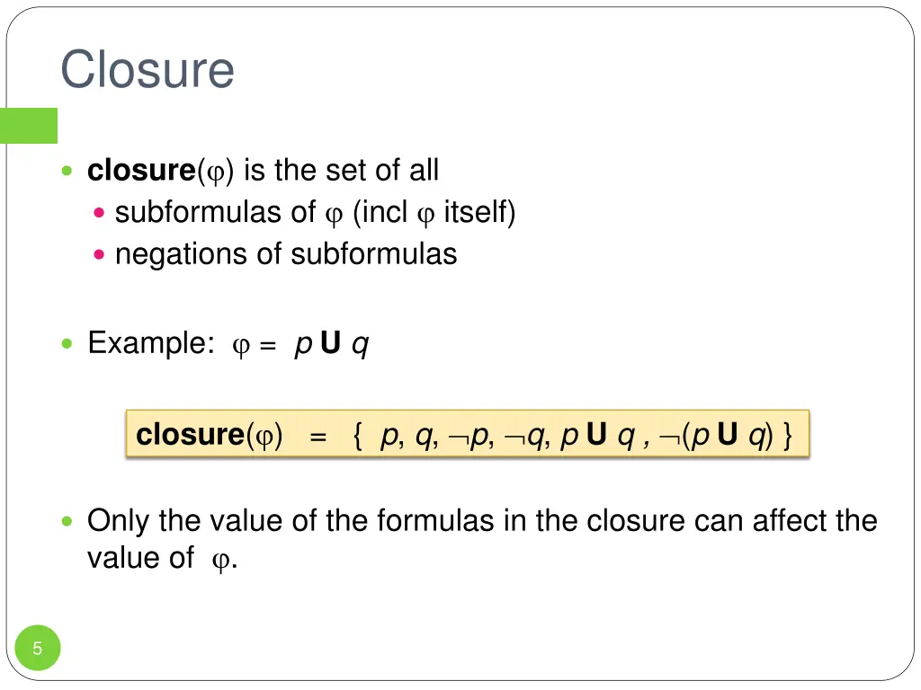 closure