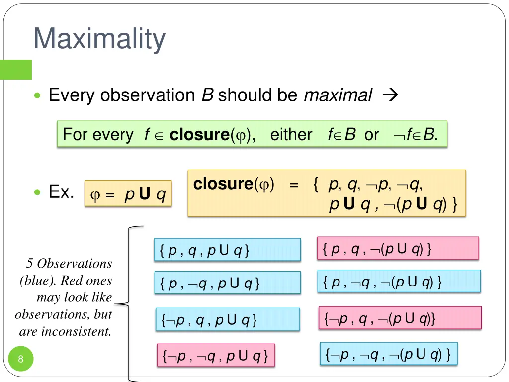 maximality