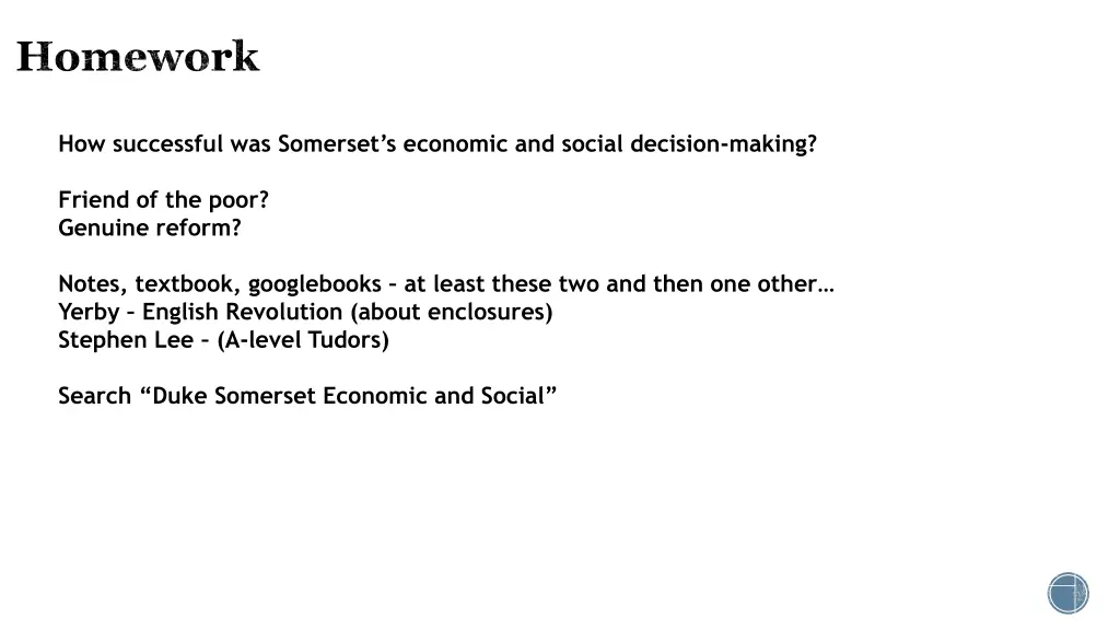 homework