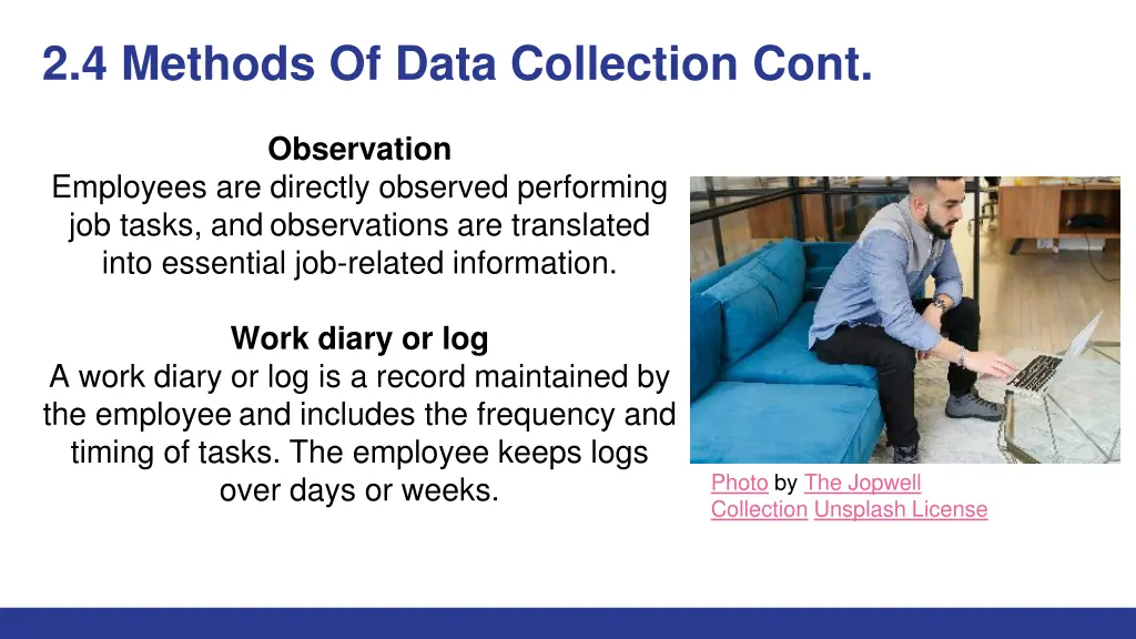 2 4 methods of data collection cont