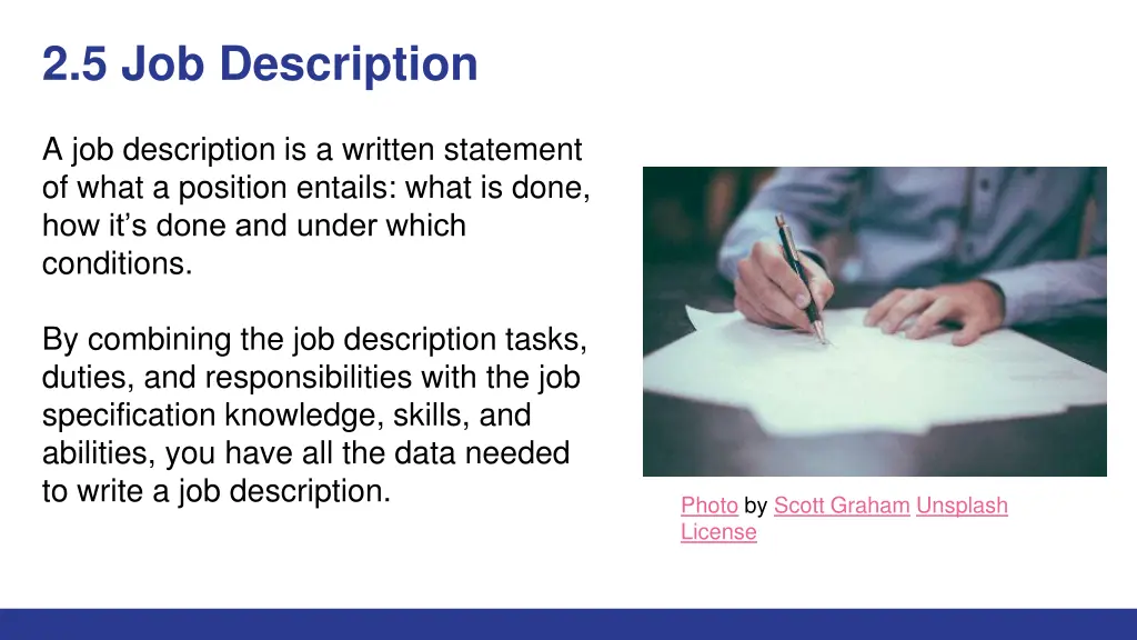 2 5 job description
