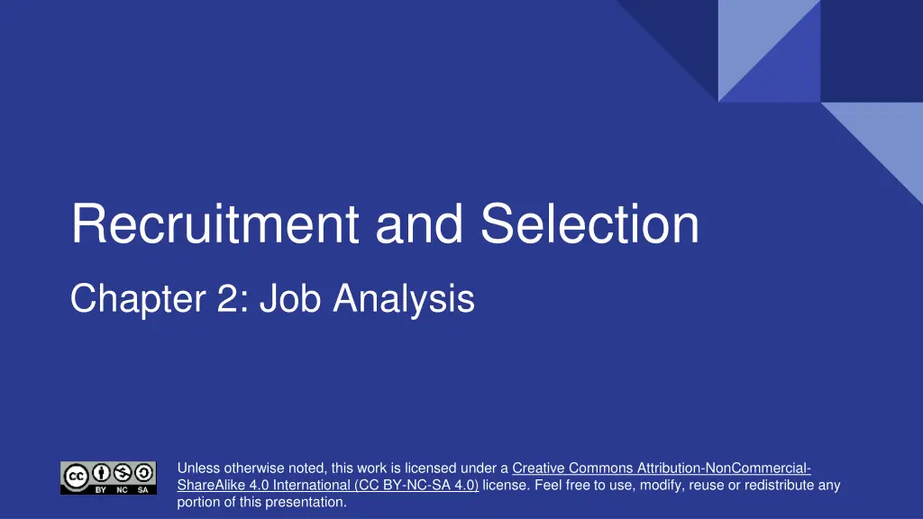 recruitment and selection