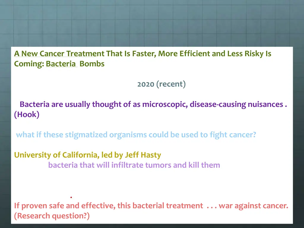 a new cancer treatment that is faster more 1