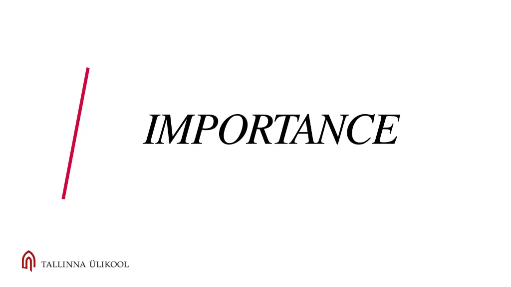 importance