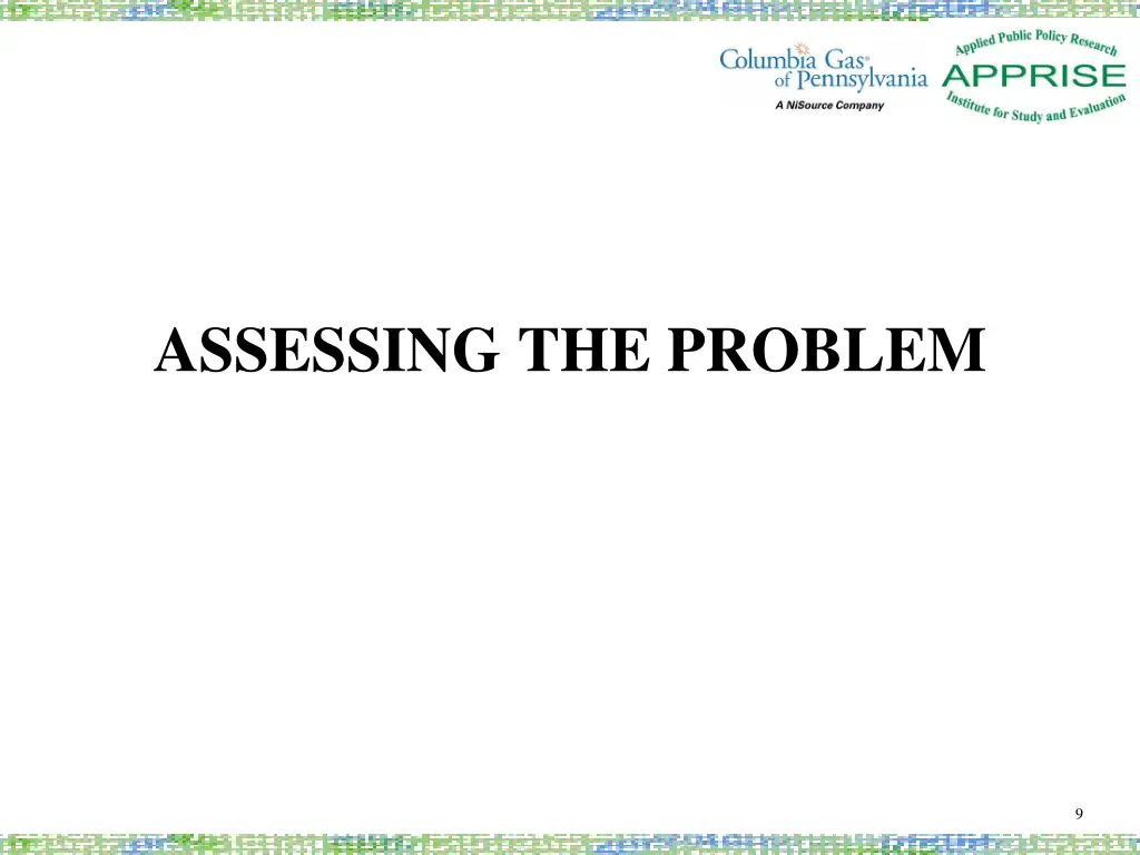 assessing the problem