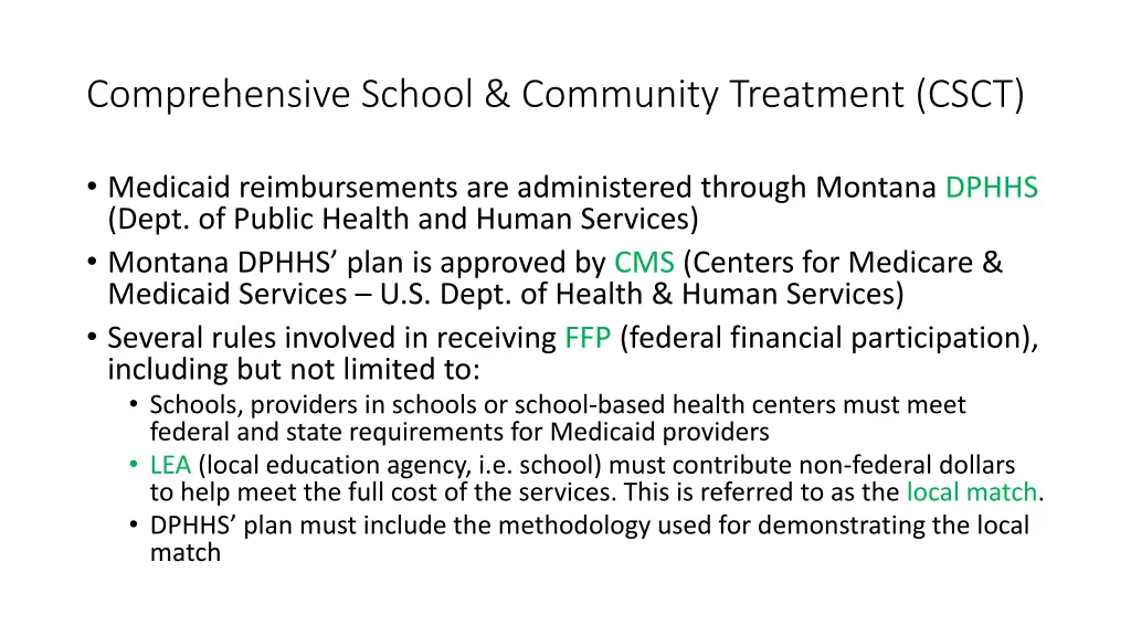 comprehensive school community treatment csct 1