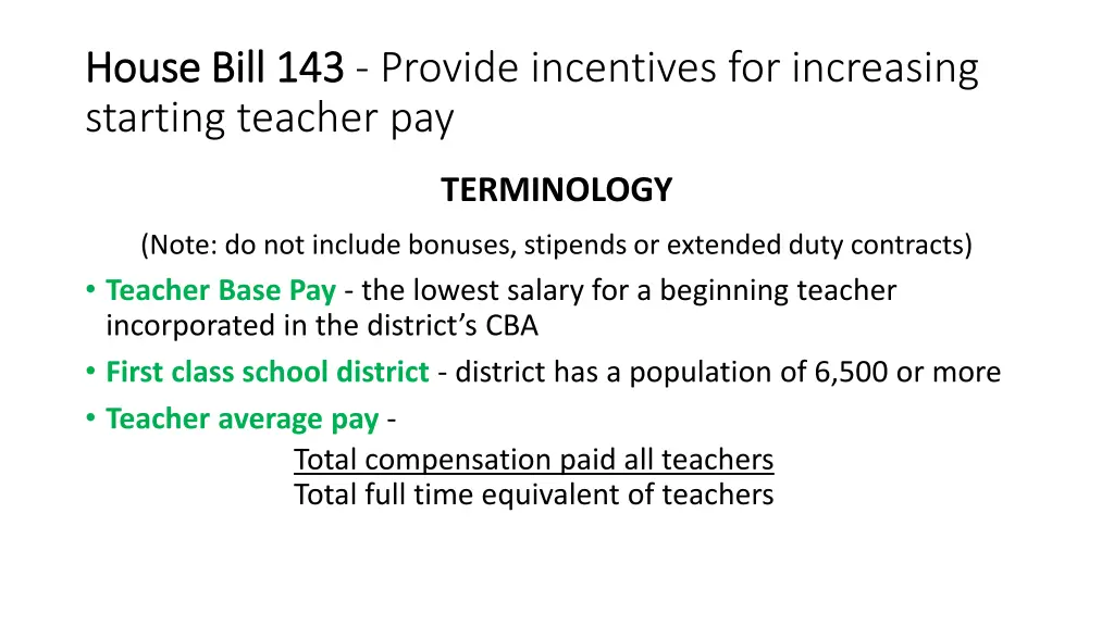 house bill 143 house bill 143 provide incentives