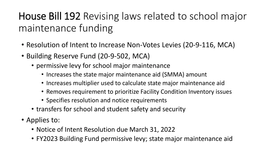 house bill 192 house bill 192 revising laws
