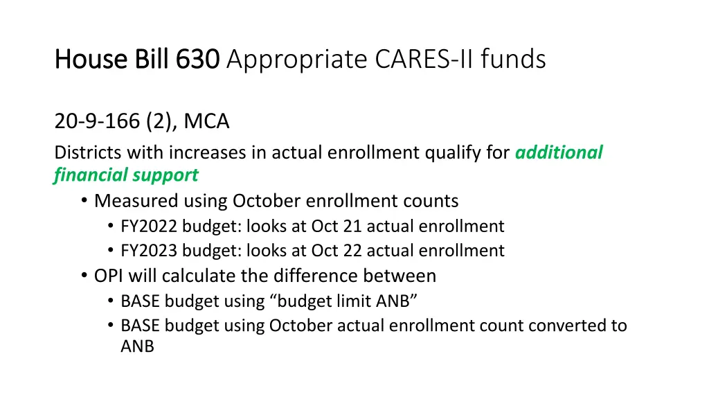 house bill 630 house bill 630 appropriate cares 3