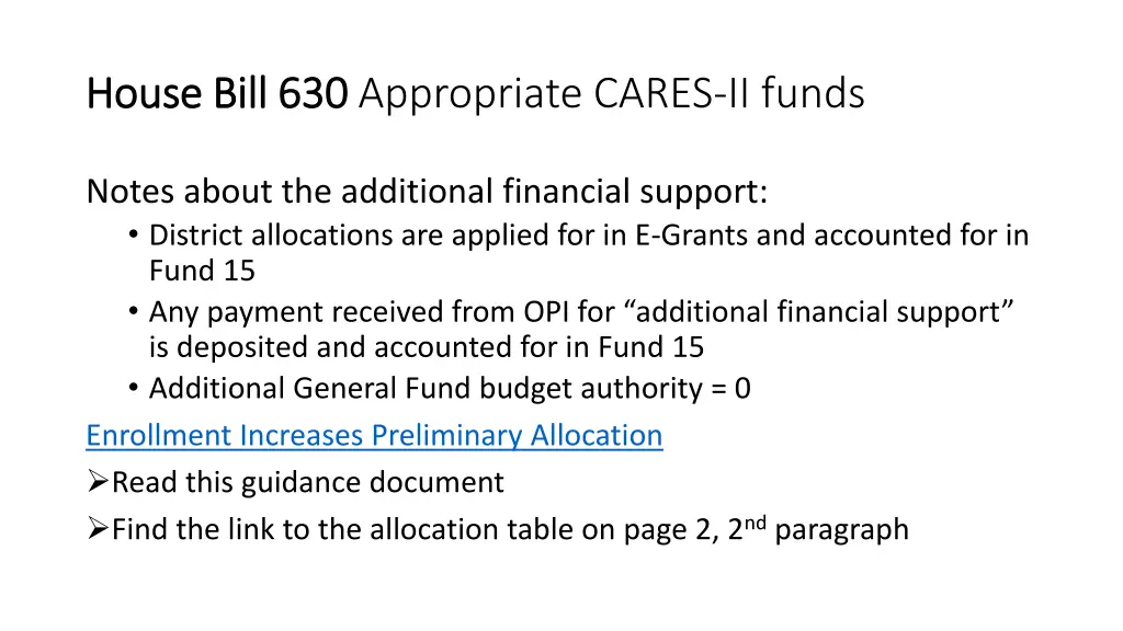 house bill 630 house bill 630 appropriate cares 9