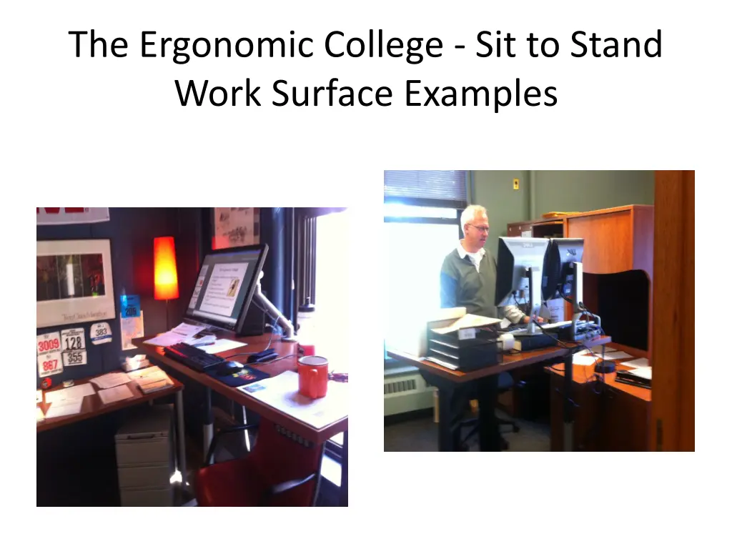 the ergonomic college sit to stand work surface