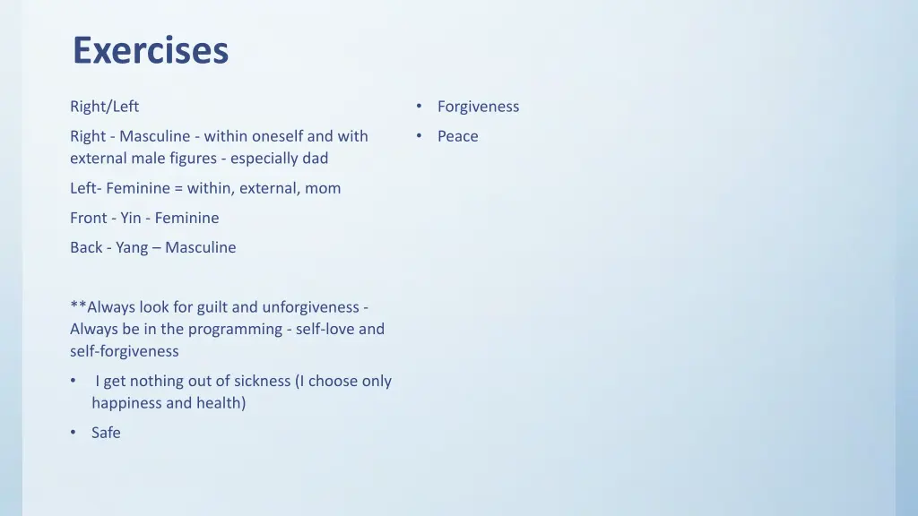 exercises 14