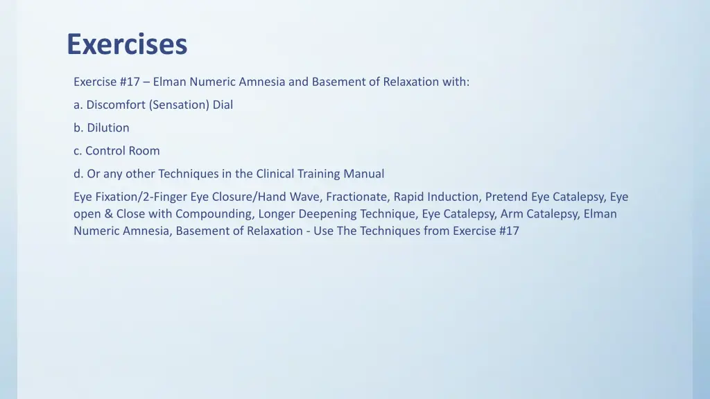 exercises 2