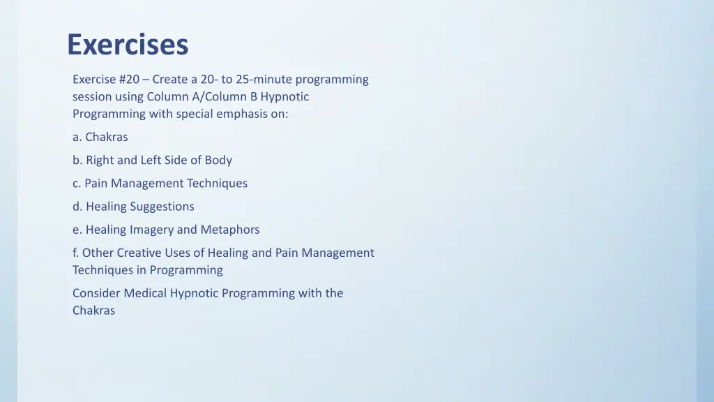 exercises 5