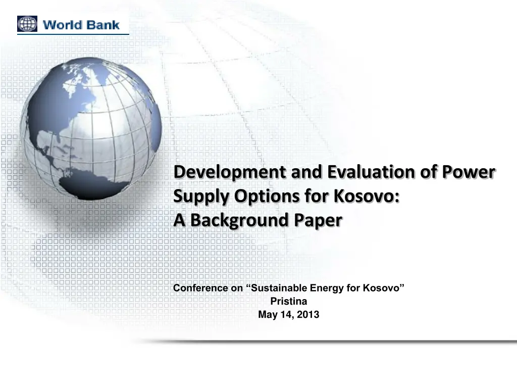 development and evaluation of power supply