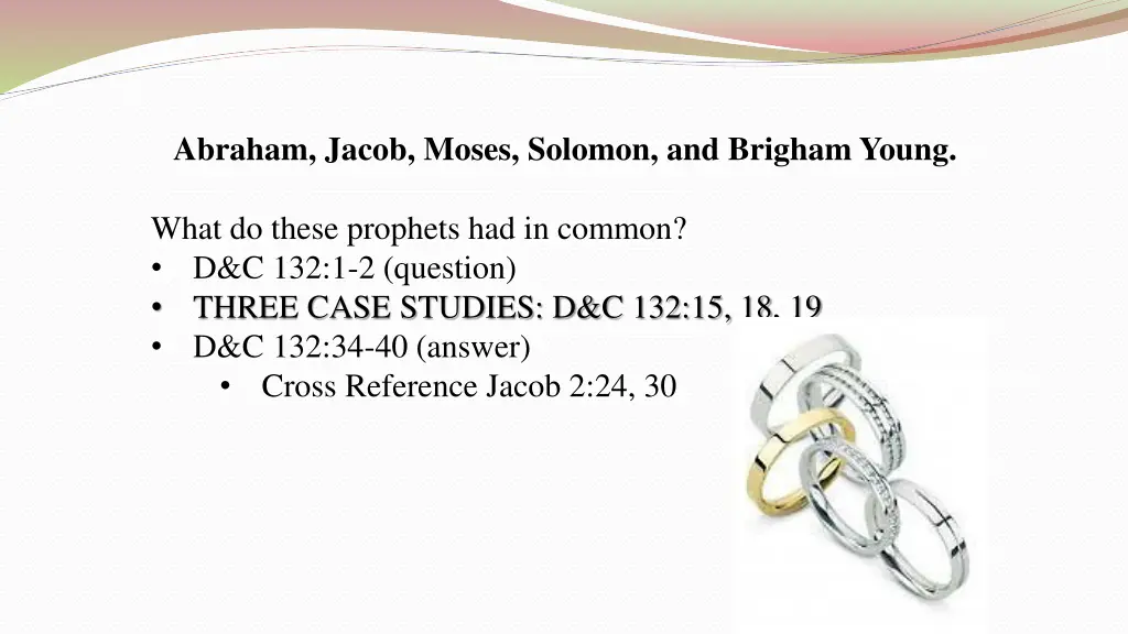 abraham jacob moses solomon and brigham young