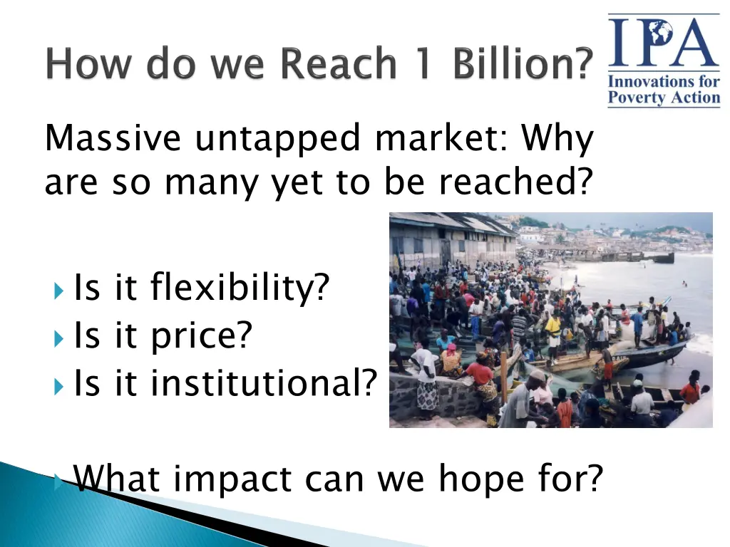 massive untapped market why are so many