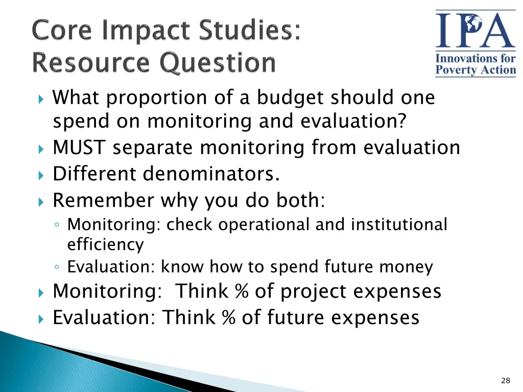 what proportion of a budget should one spend