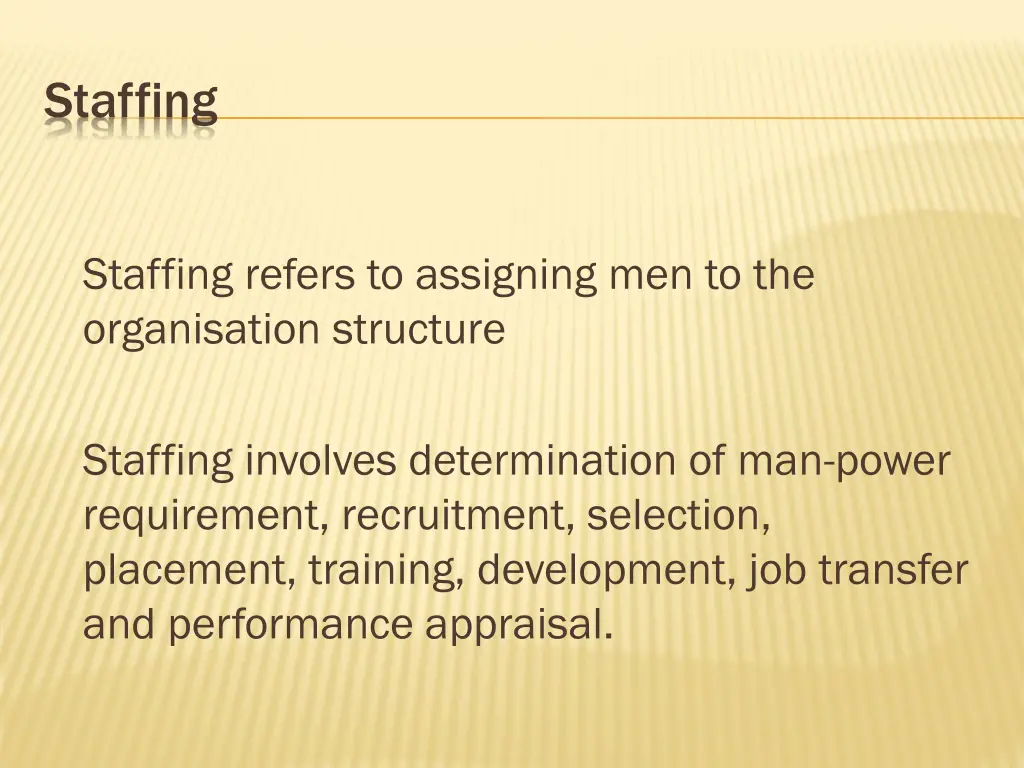 staffing 1