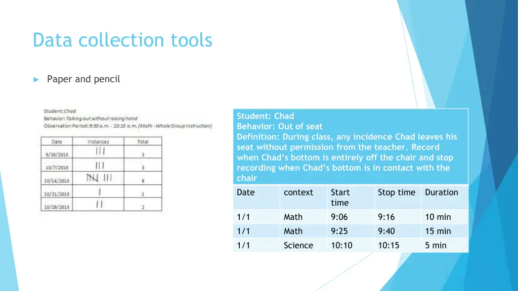 data collection tools