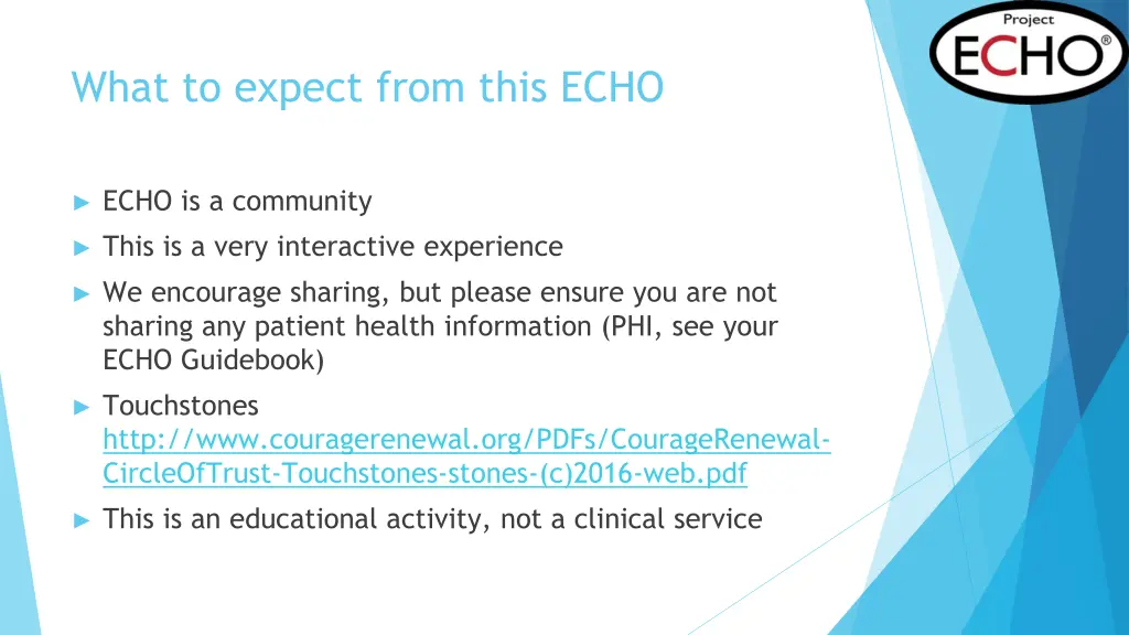 what to expect from this echo