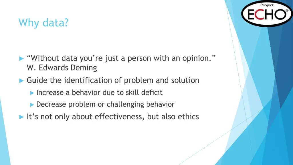 why data