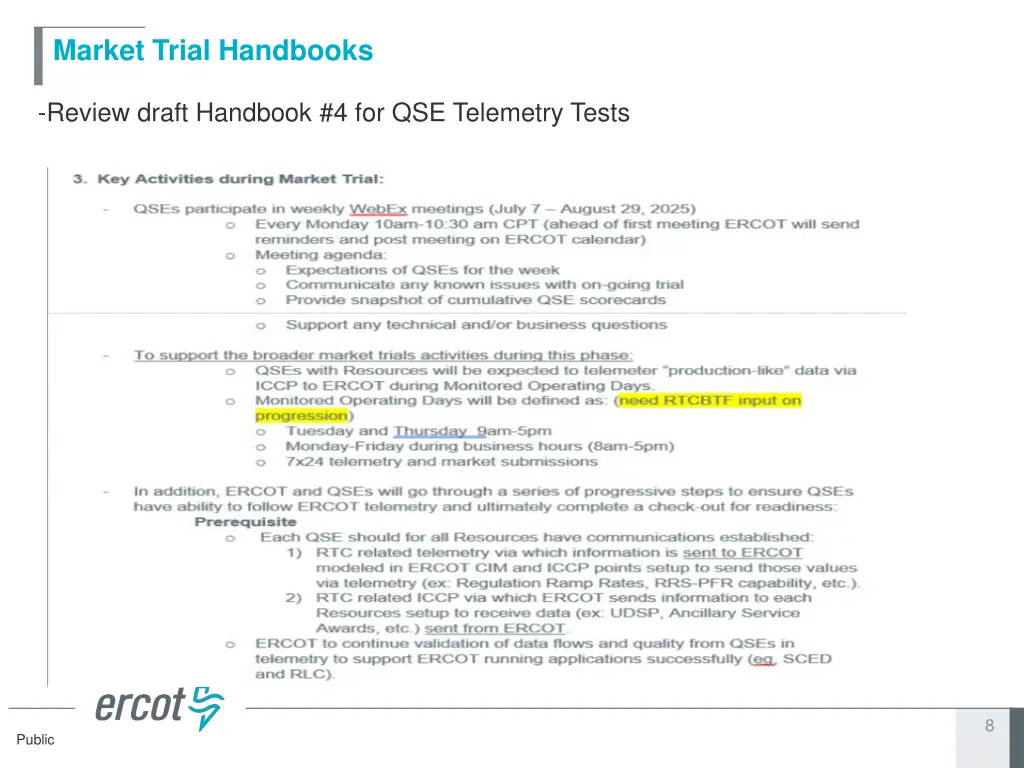 market trial handbooks 1