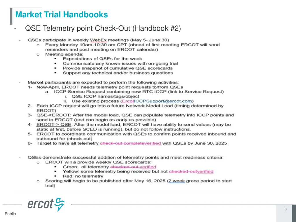 market trial handbooks
