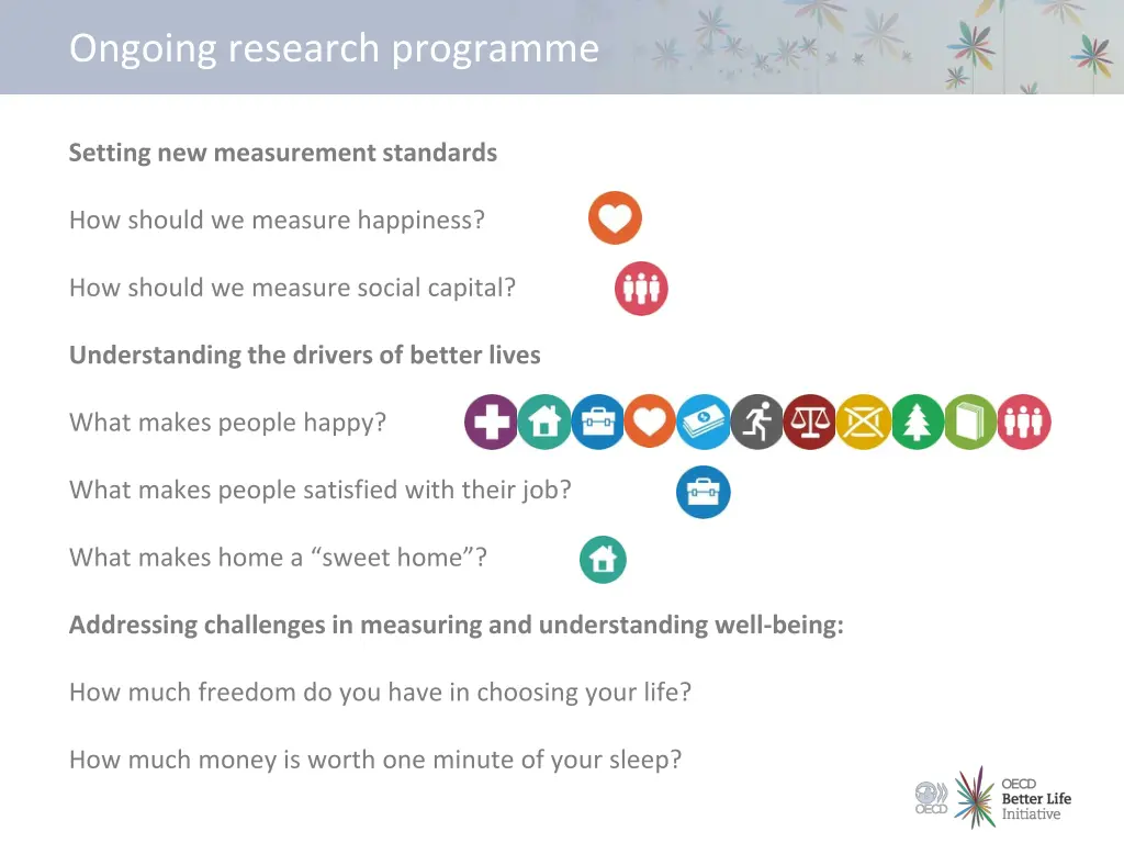 ongoing research programme