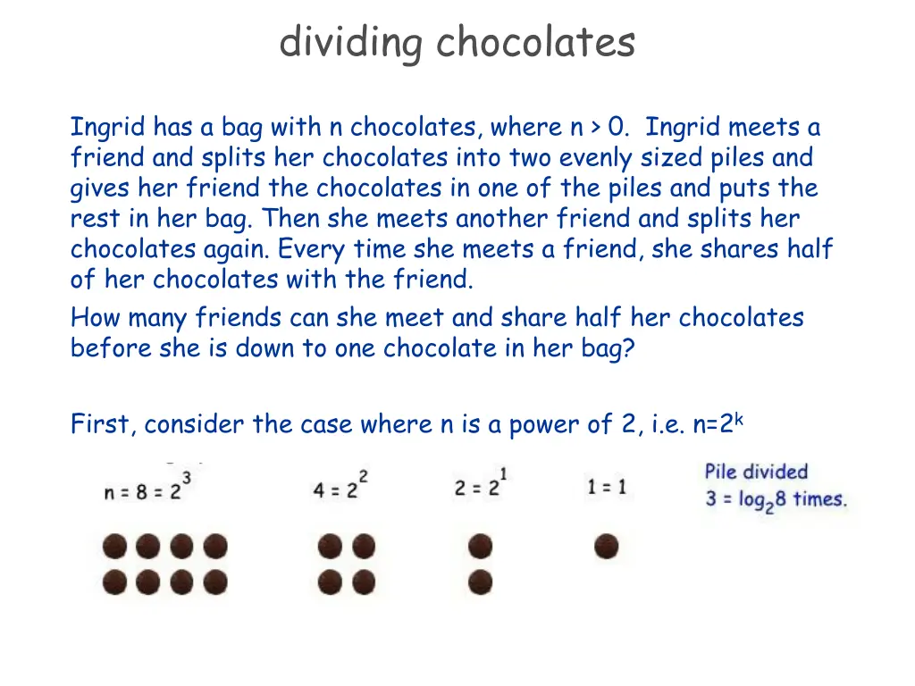 dividing chocolates 1