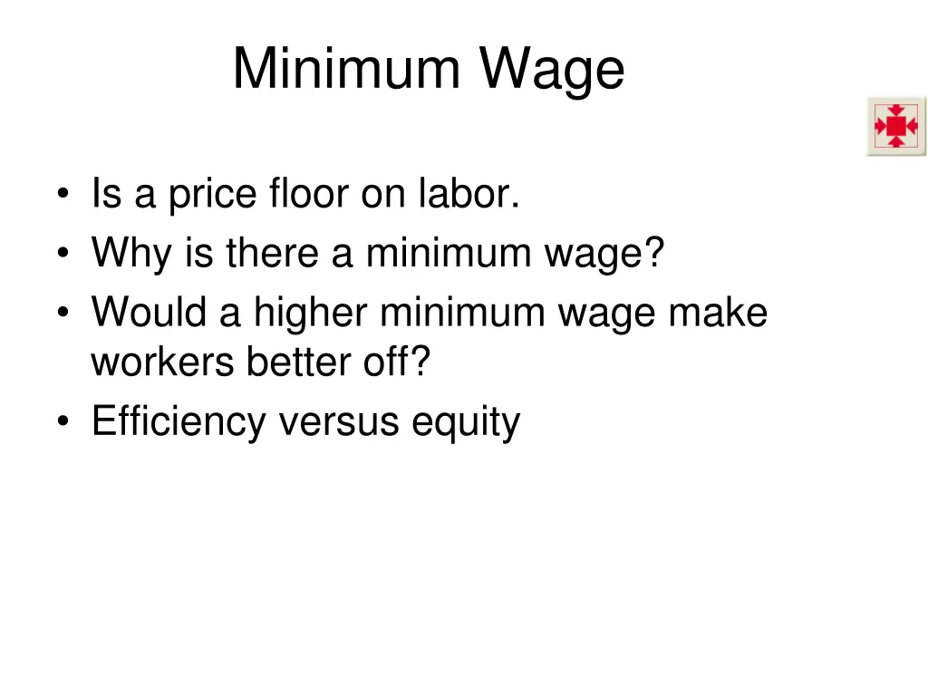 minimum wage