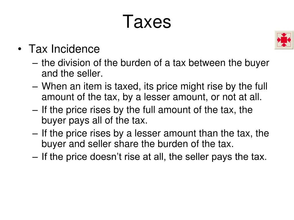 taxes