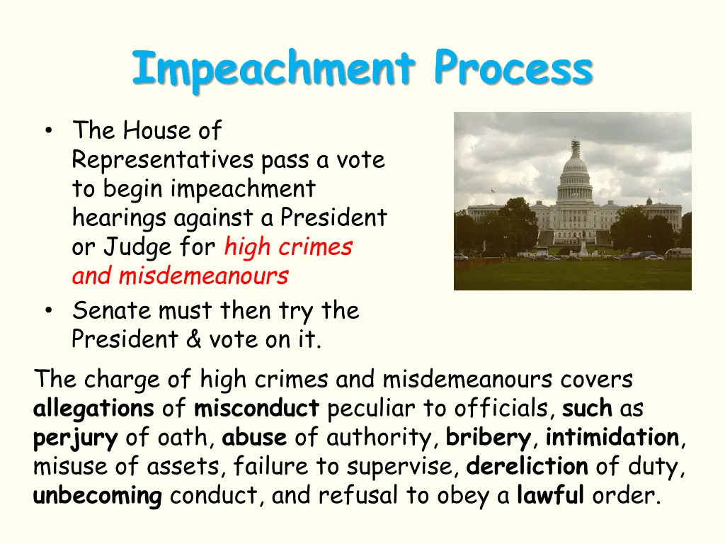 impeachment process 1