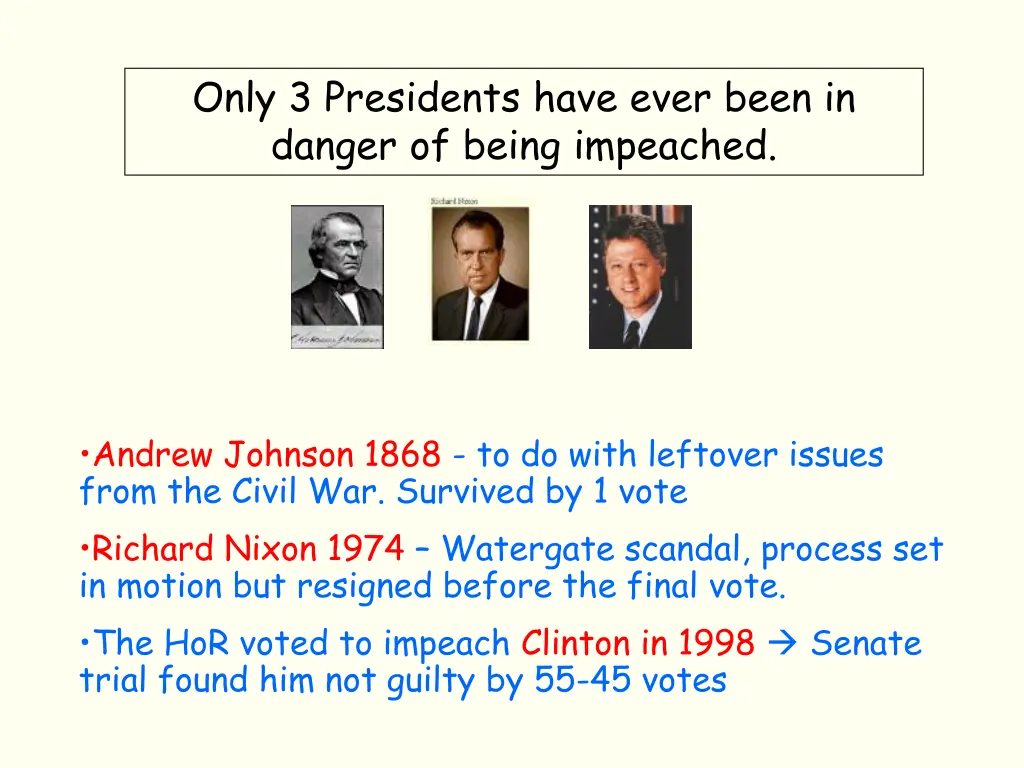 only 3 presidents have ever been in danger