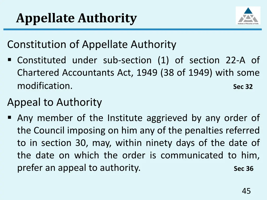 appellate authority