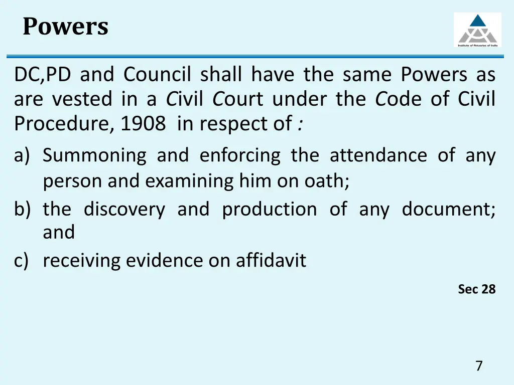 powers