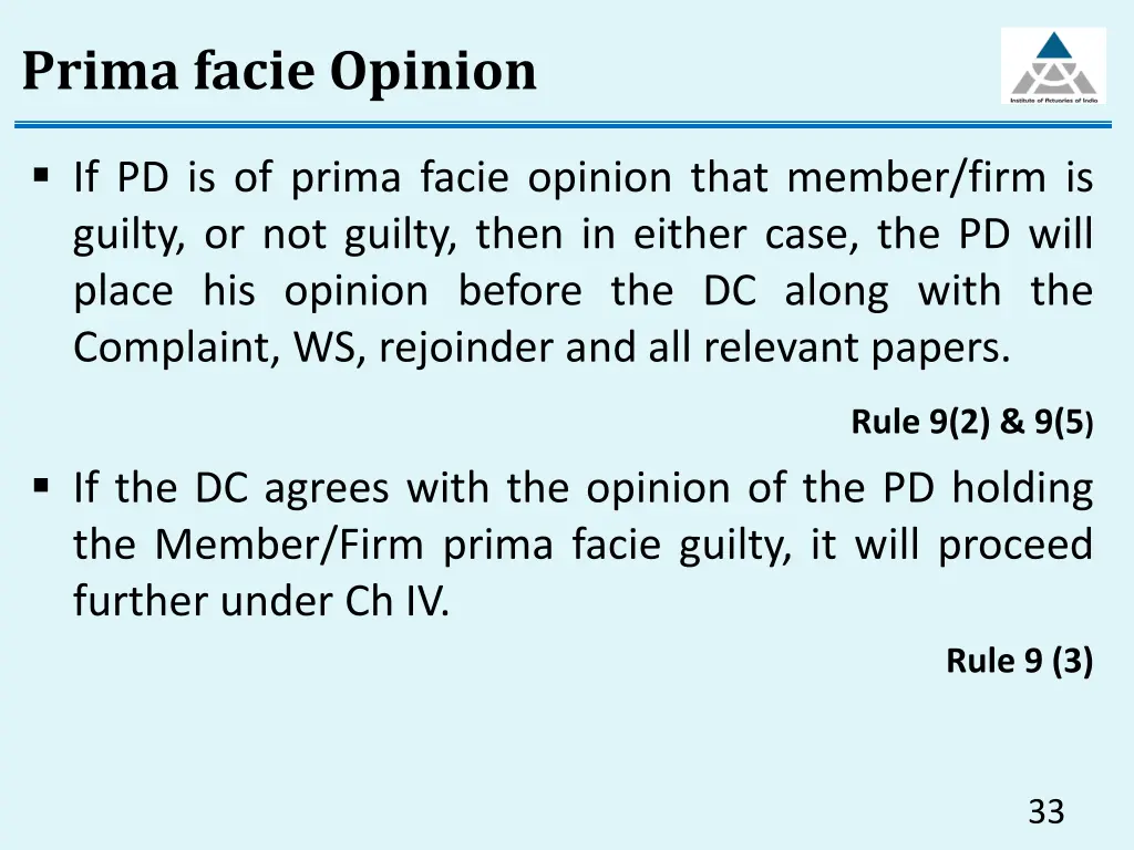 prima facie opinion 1
