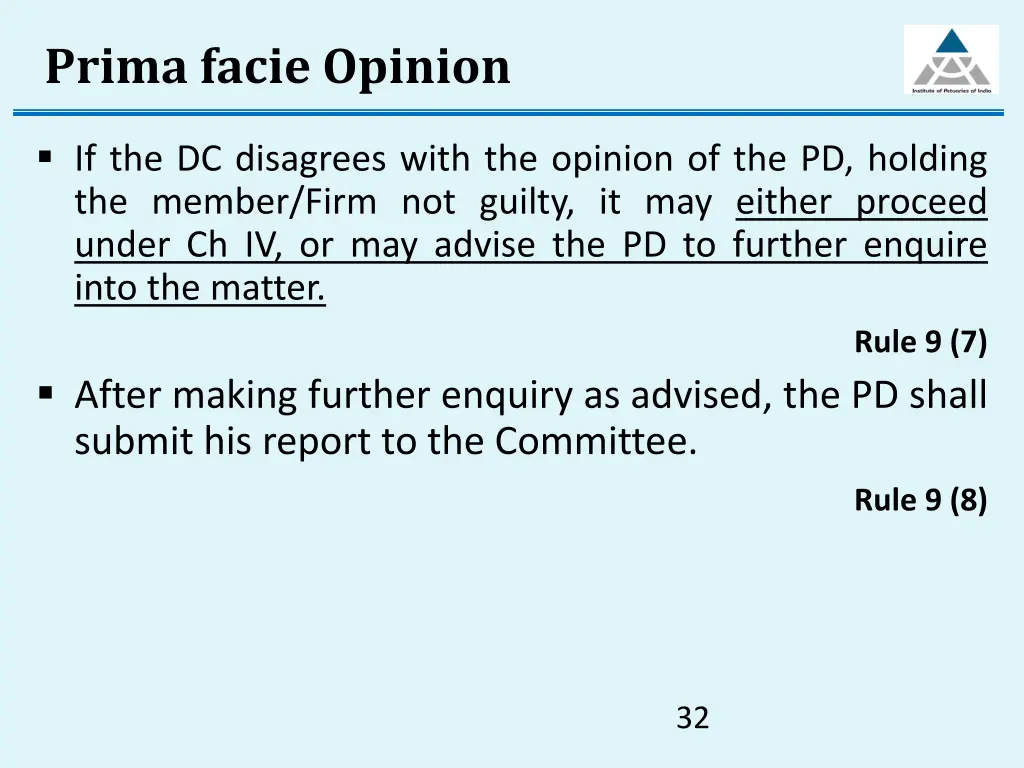 prima facie opinion 3