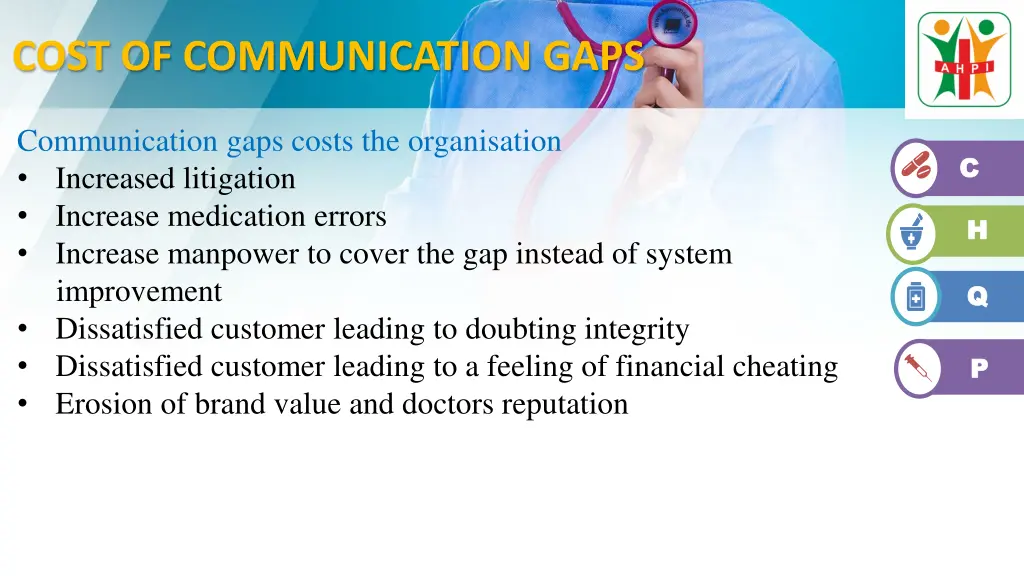 cost of communication gaps
