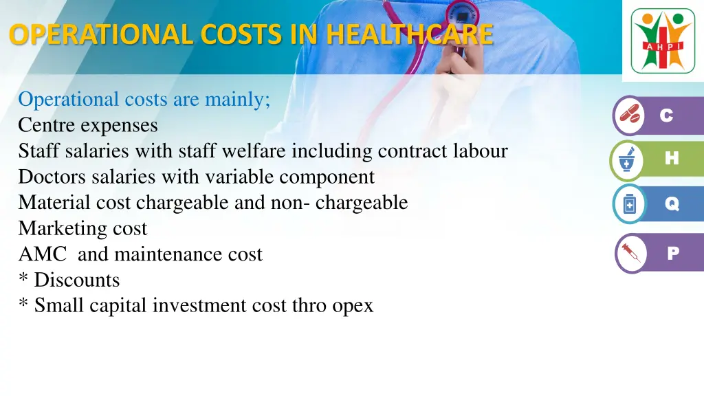 operational costs in healthcare