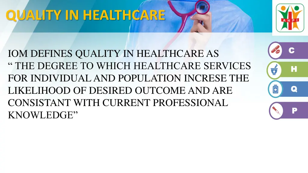 quality in healthcare