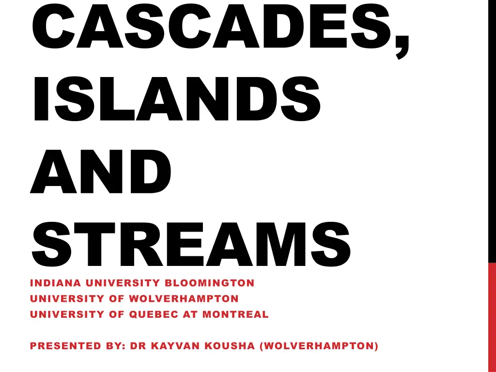 cascades islands and streams indiana university