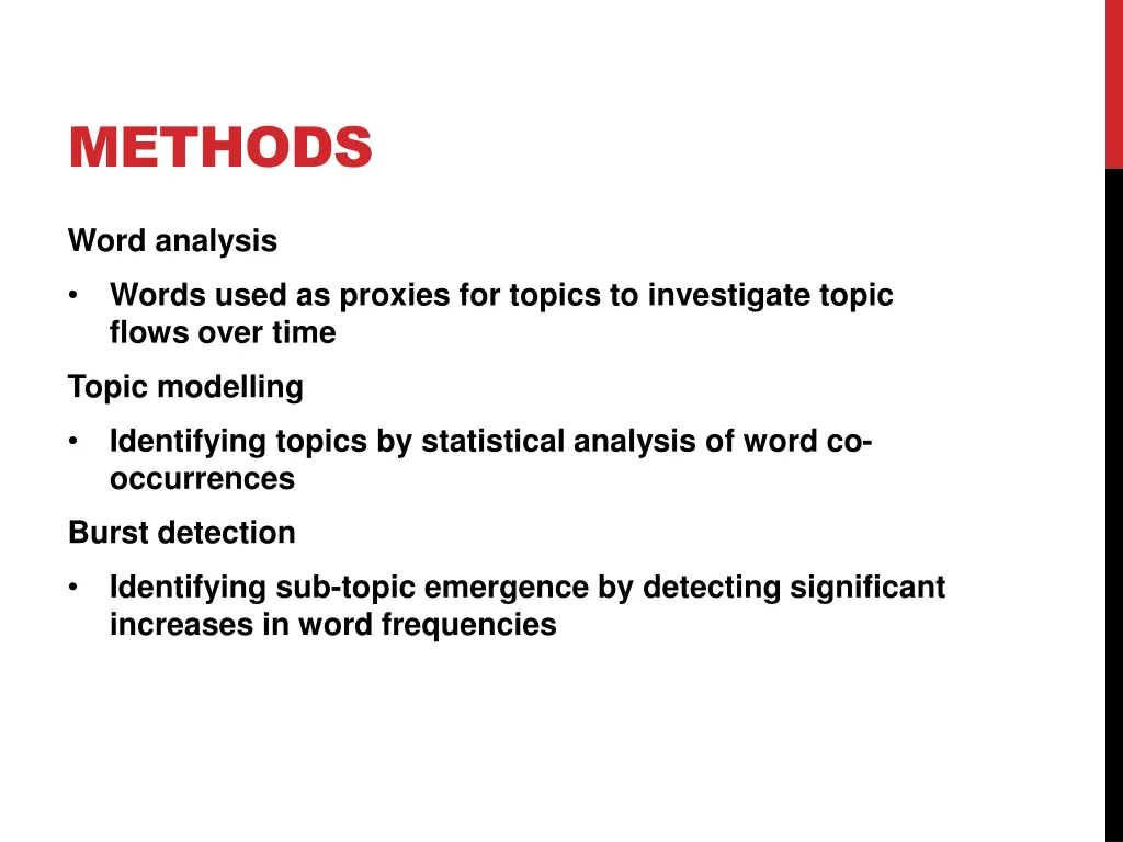 methods