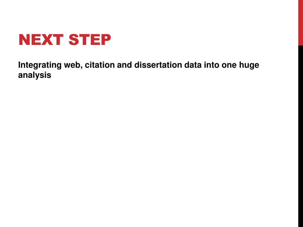 next step