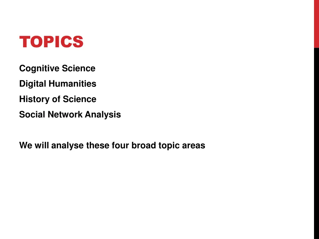topics