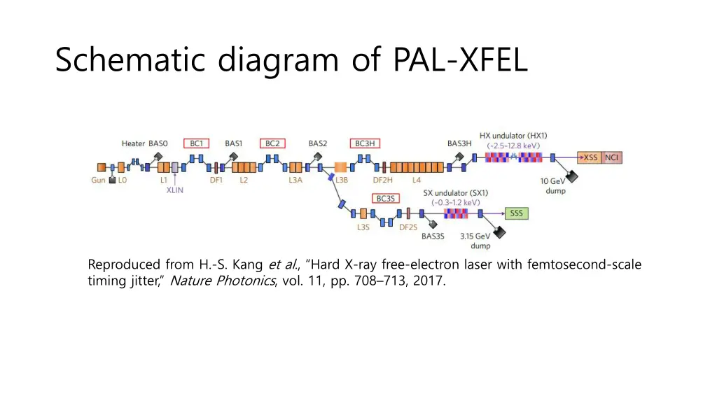 schematic diagram of pal xfel